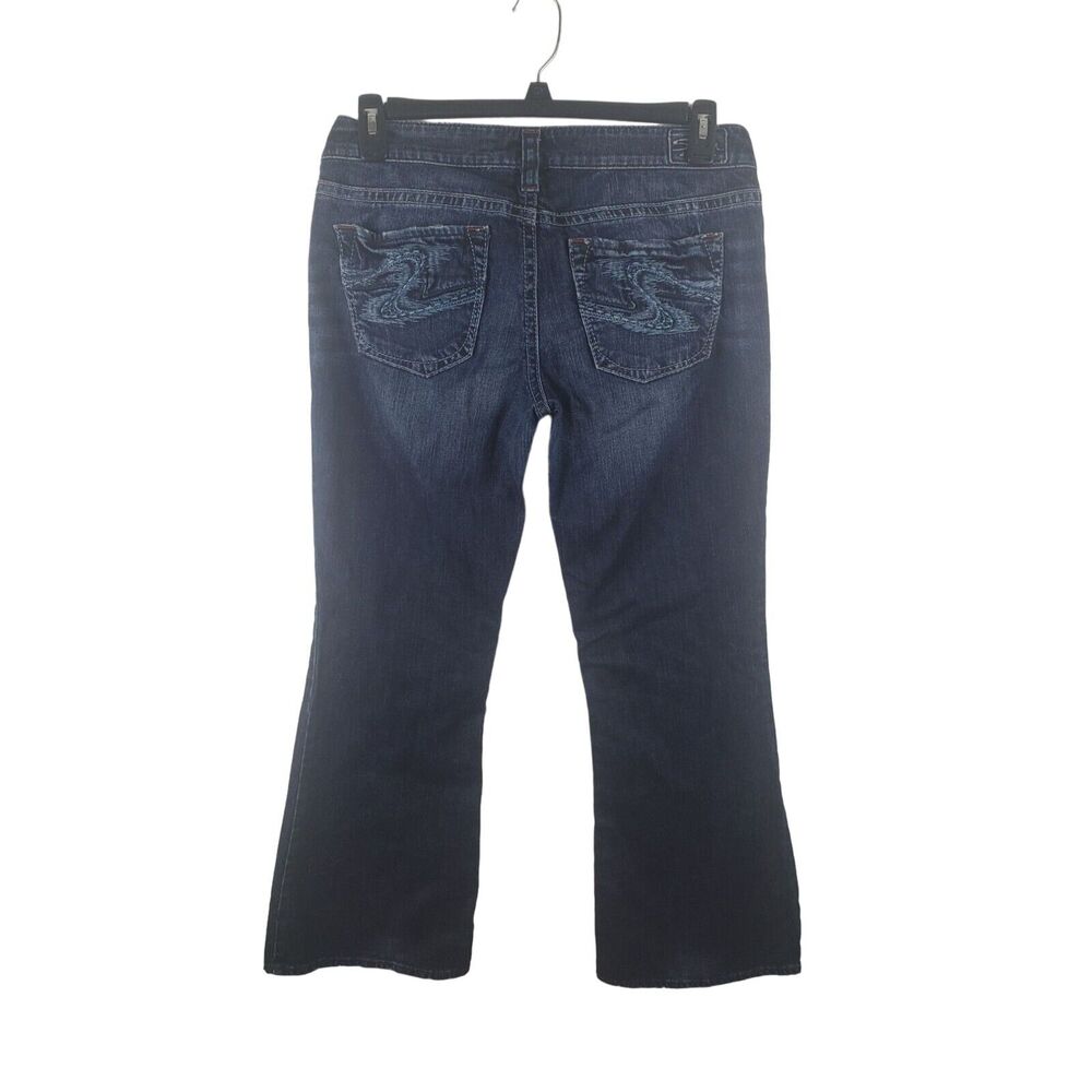 Silver Jeans‎ 31x31 Womens Aiko Bootcut Low Rise Dark Wash Casual